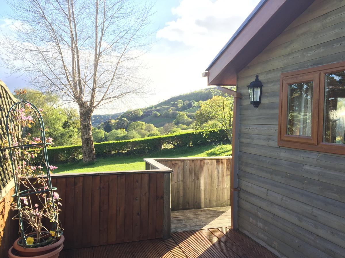Swansea Log Cabin Pontardawe Exterior foto